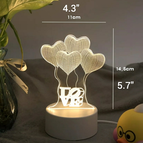 💚LAST ONE💚 5⭐ rated LOVE LED Night Light (USB) - Picture 2 of 4
